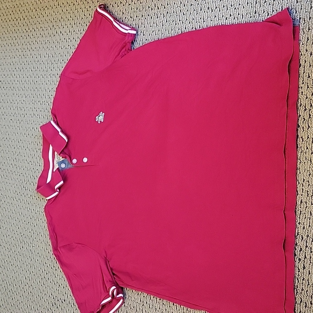 Men's polo button up t-shirt